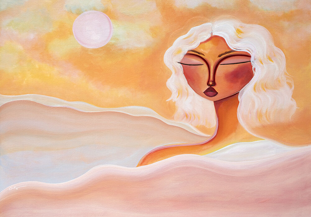 Golden Hour Dreamer art print by Amy Straley for $57.95 CAD