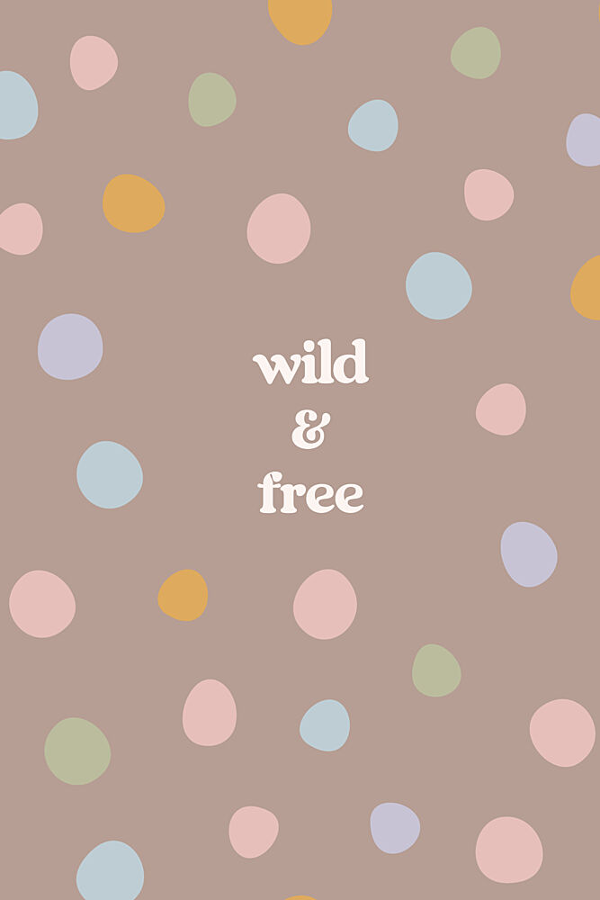 Wild and Free Polka Dots art print by Treechild for $57.95 CAD