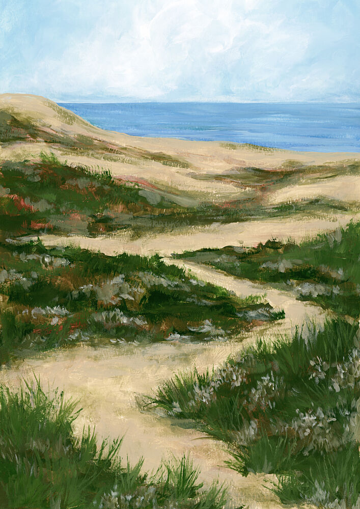 Winding Dune Path art print by Rosana Laiz Blursbyai for $57.95 CAD