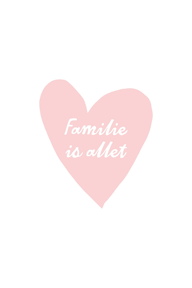 Family Heart Message art print by Treechild for $57.95 CAD