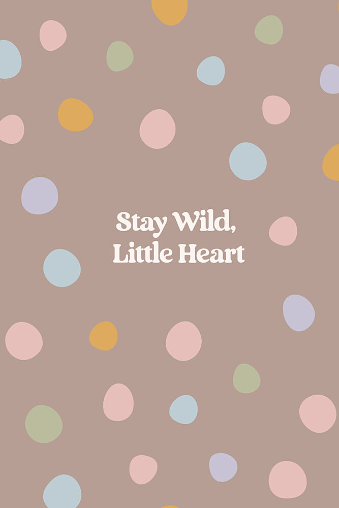 Polka Dot Wild Heart art print by Treechild for $57.95 CAD