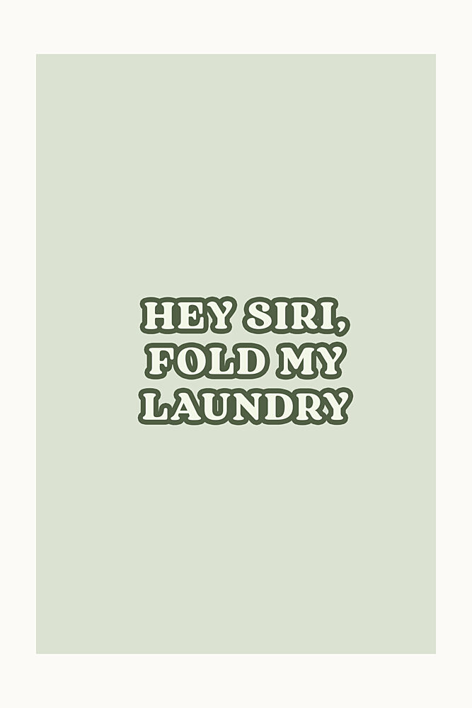 Witty Laundry Message art print by Treechild for $57.95 CAD