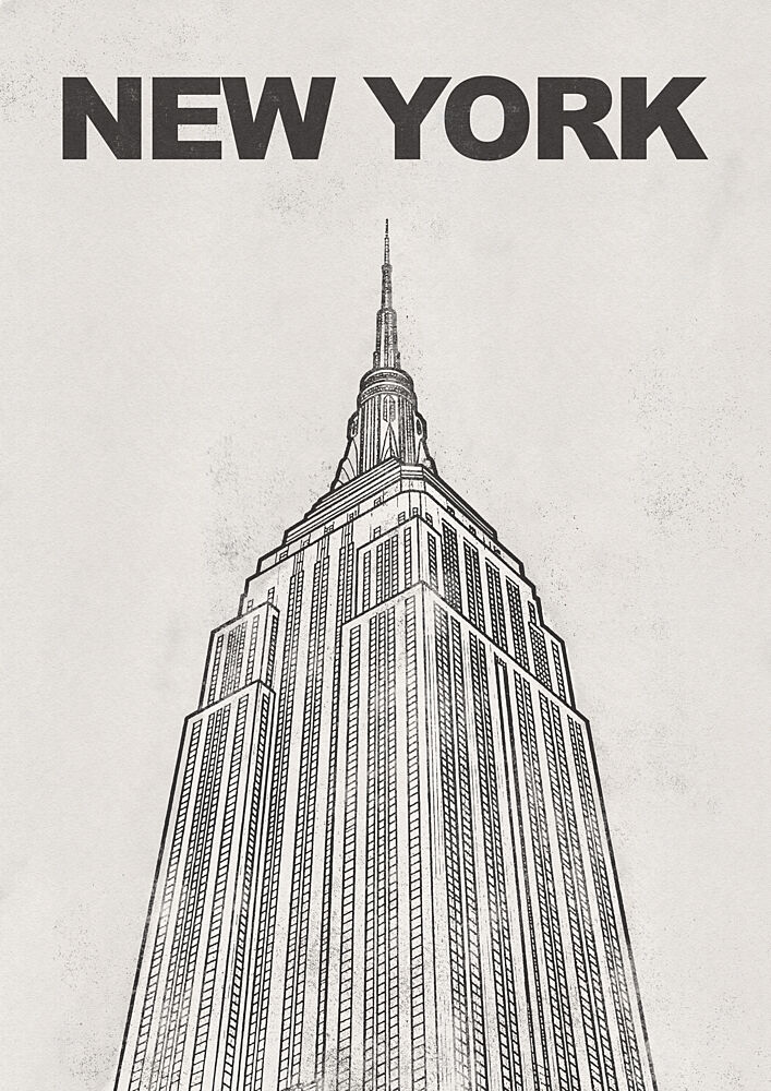 New York Empire State art print by Nicholas for $57.95 CAD