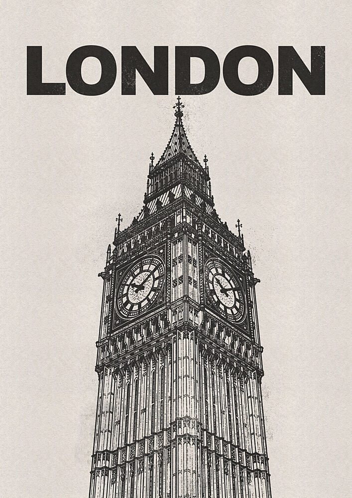 Iconic London Tower art print by Nicholas for $57.95 CAD