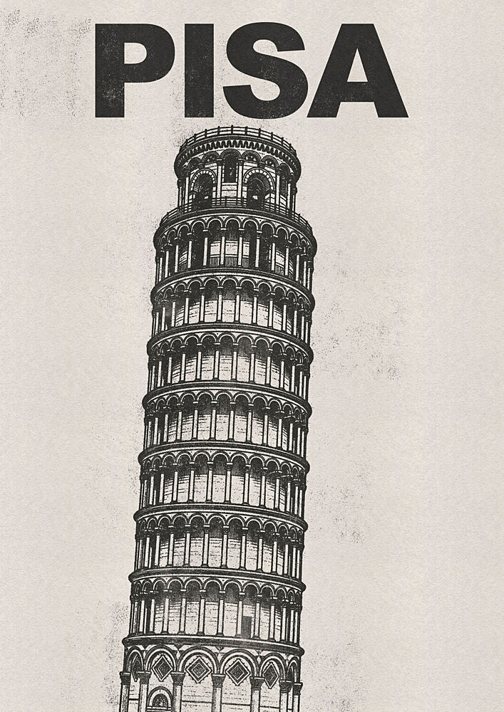 Leaning Pisa Tower art print by Nicholas for $57.95 CAD