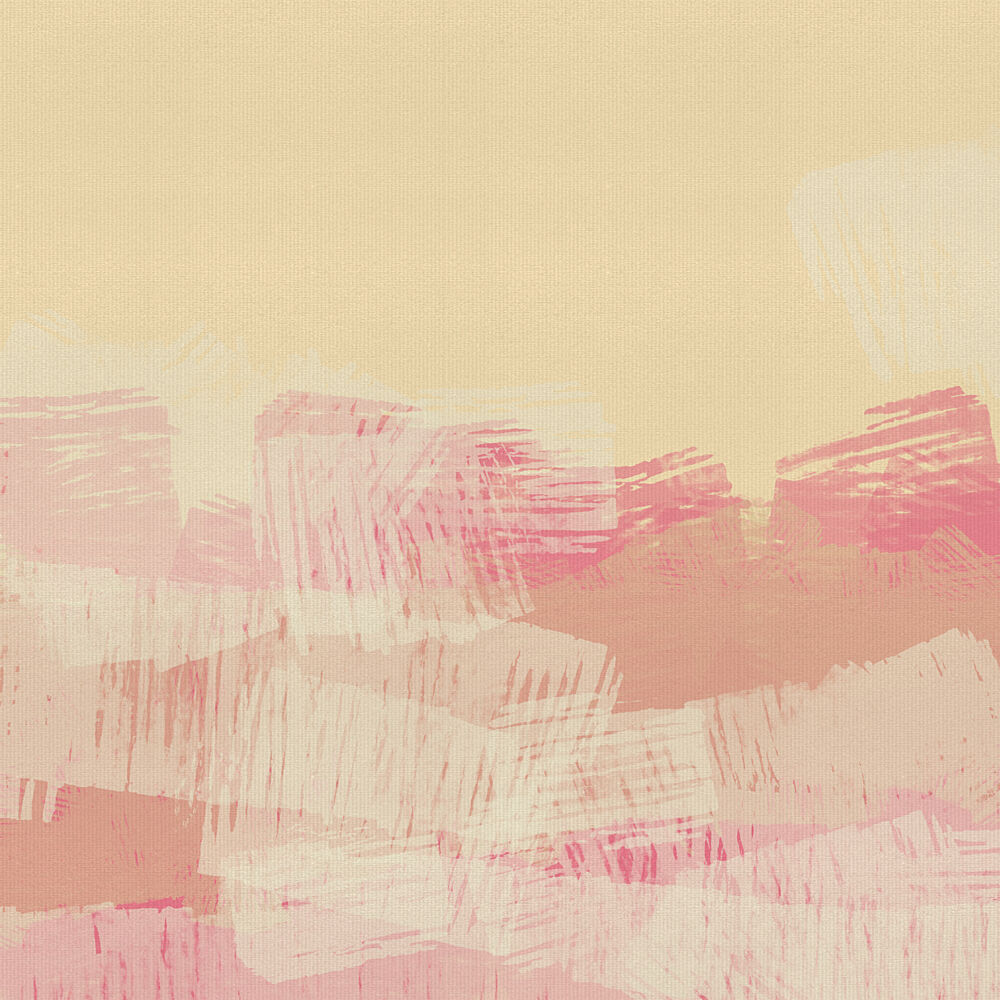 Soft Pink Abstract Landscape art print by Dina Dankers for $57.95 CAD