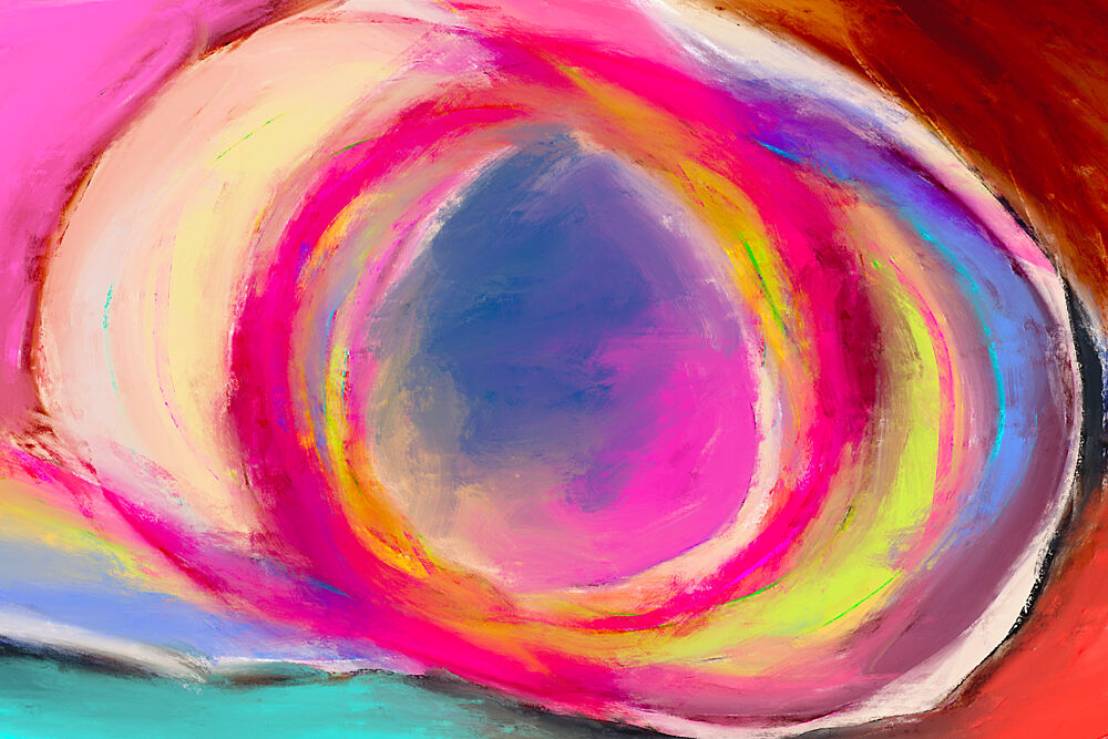 Vibrant Abstract Eye art print by Treechild for $57.95 CAD