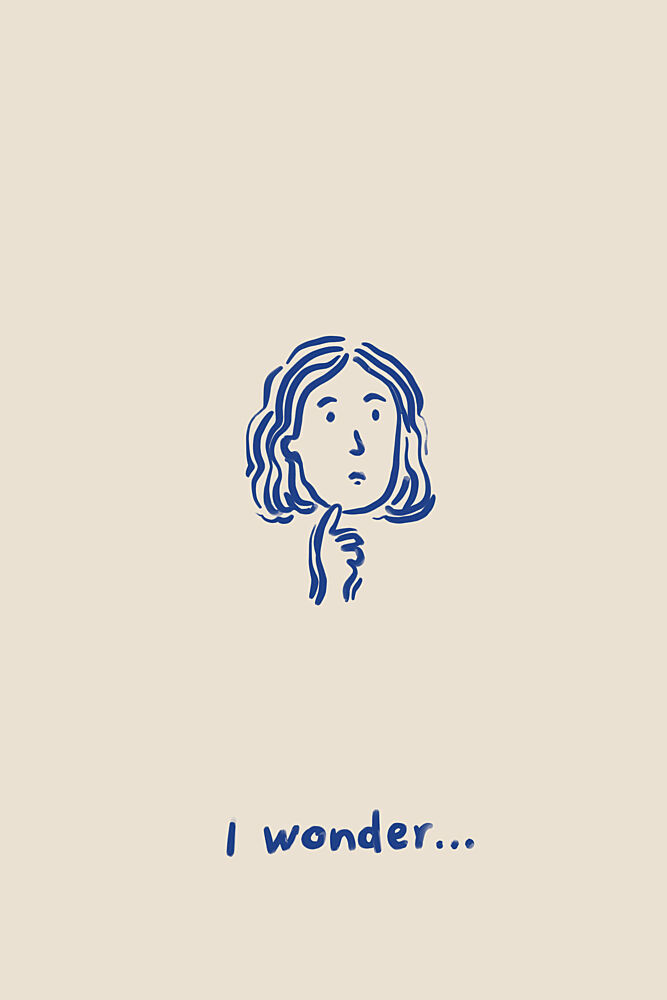 Pondering with Wonder art print by Treechild for $57.95 CAD