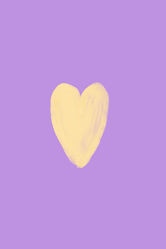 Gentle Yellow Heart art print by Treechild for $57.95 CAD