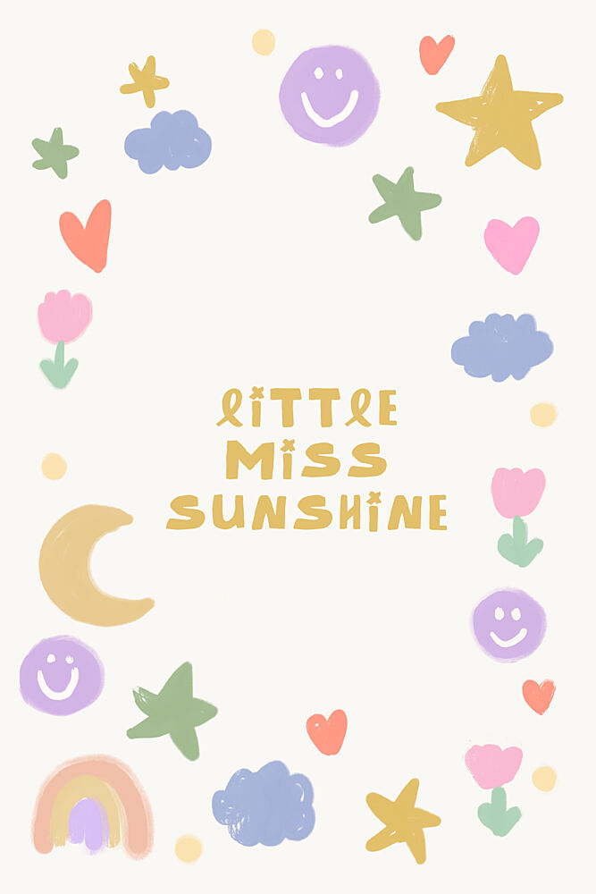 Little Miss Sunshine art print by Treechild for $57.95 CAD