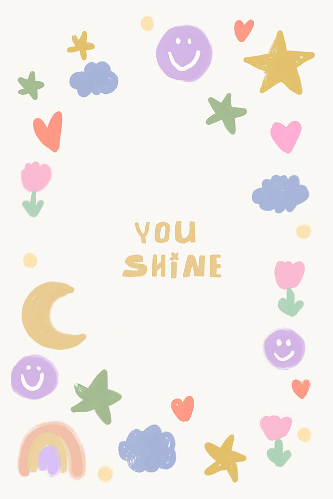 Cheerful Pastel Doodles art print by Treechild for $57.95 CAD