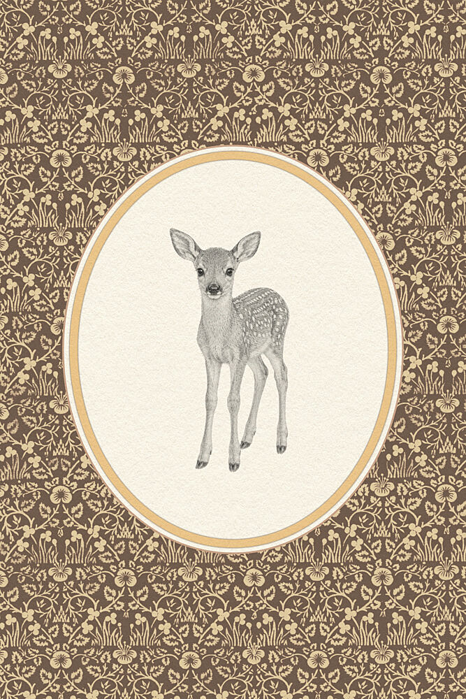 Sweet Woodland Fawn art print by Wild Violets for $57.95 CAD