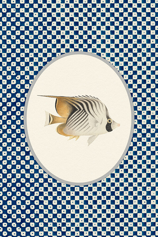 Stylized Tropical Fish art print by Wild Violets for $57.95 CAD