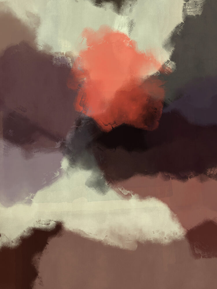Vibrant Abstract Expression art print by Dina Dankers for $57.95 CAD