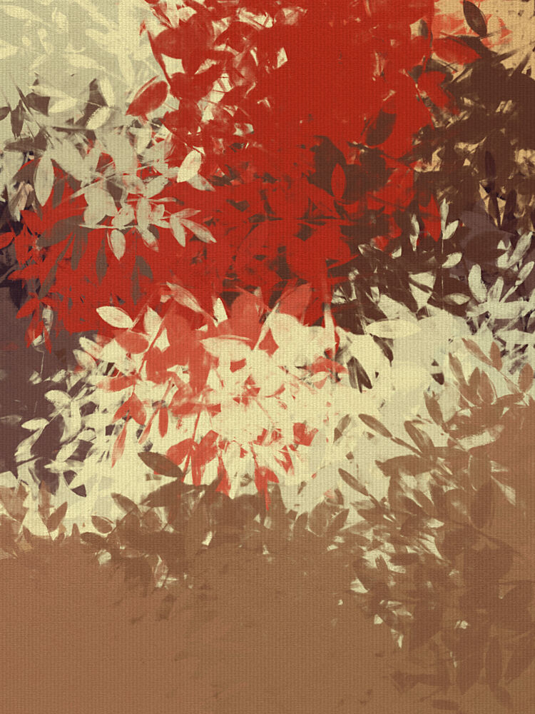 Abstract Autumn Leaves art print by Dina Dankers for $57.95 CAD