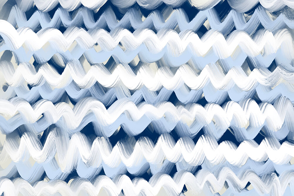 Ocean Wave Patterns art print by Treechild for $57.95 CAD