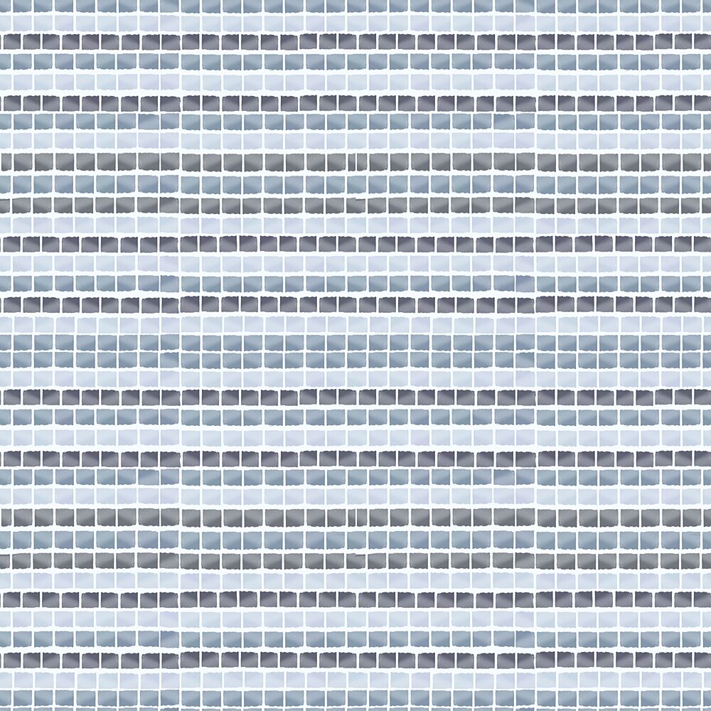 Subtle Blue Gray Mosaic art print by Aliya Putrus for $57.95 CAD