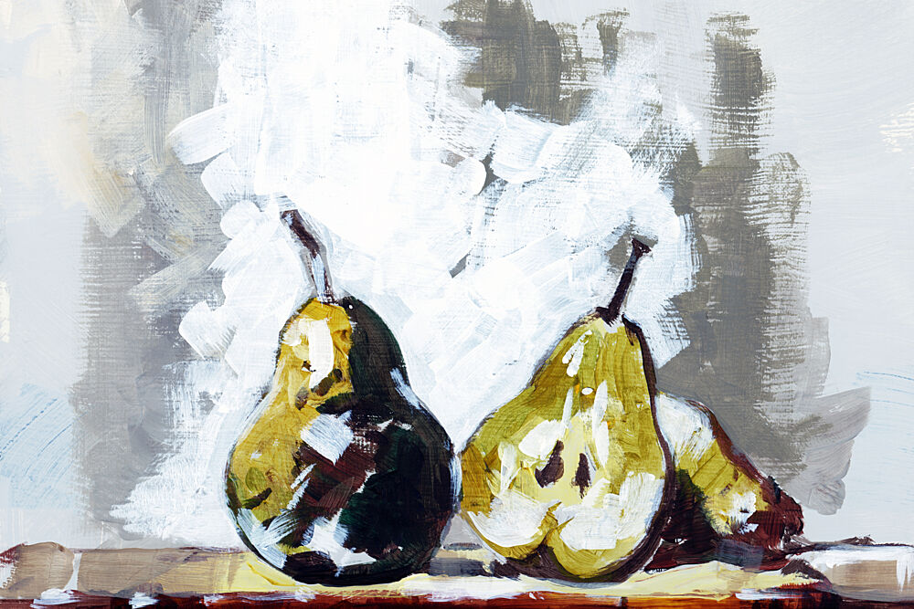 Modern Pears Still Life art print by Cartissi for $57.95 CAD