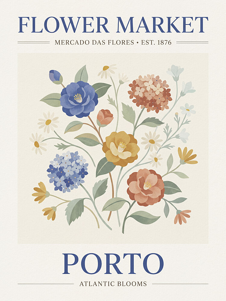 Porto Flower Market Bouquet art print by Andreas Magnusson for $57.95 CAD