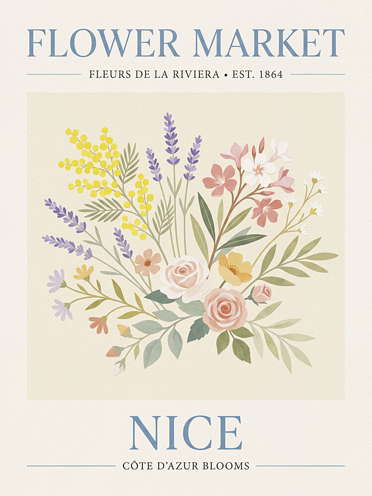 Nice Flower Market Bouquet art print by Andreas Magnusson for $57.95 CAD