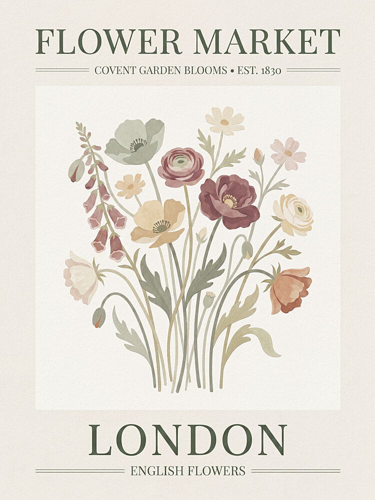 London Flower Market Blooms art print by Andreas Magnusson for $57.95 CAD