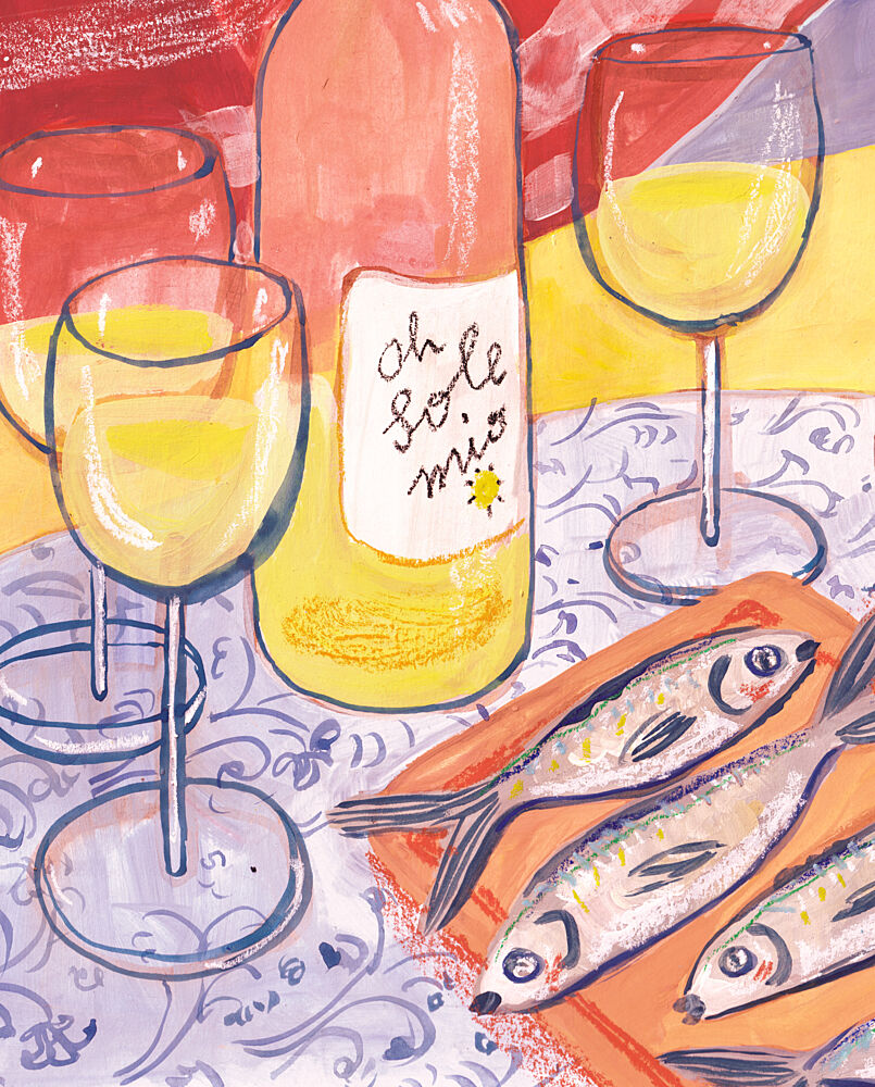 Mediterranean Summer Meal art print by Catalina Somolinos for $57.95 CAD