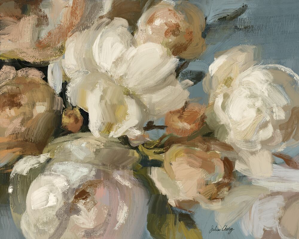 Soft White Blooms art print by Julia Cheney for $57.95 CAD