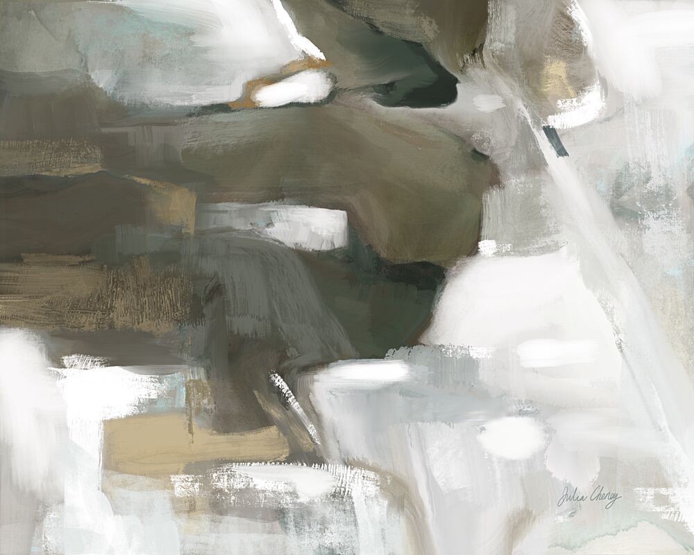 Serene Neutral Abstract art print by Julia Cheney for $57.95 CAD