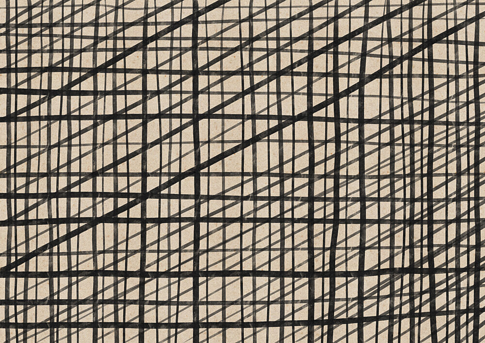 Interwoven Grid Pattern art print by Nicholas for $57.95 CAD