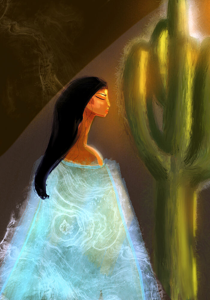 Desert Woman Spirit art print by Amy Straley for $57.95 CAD