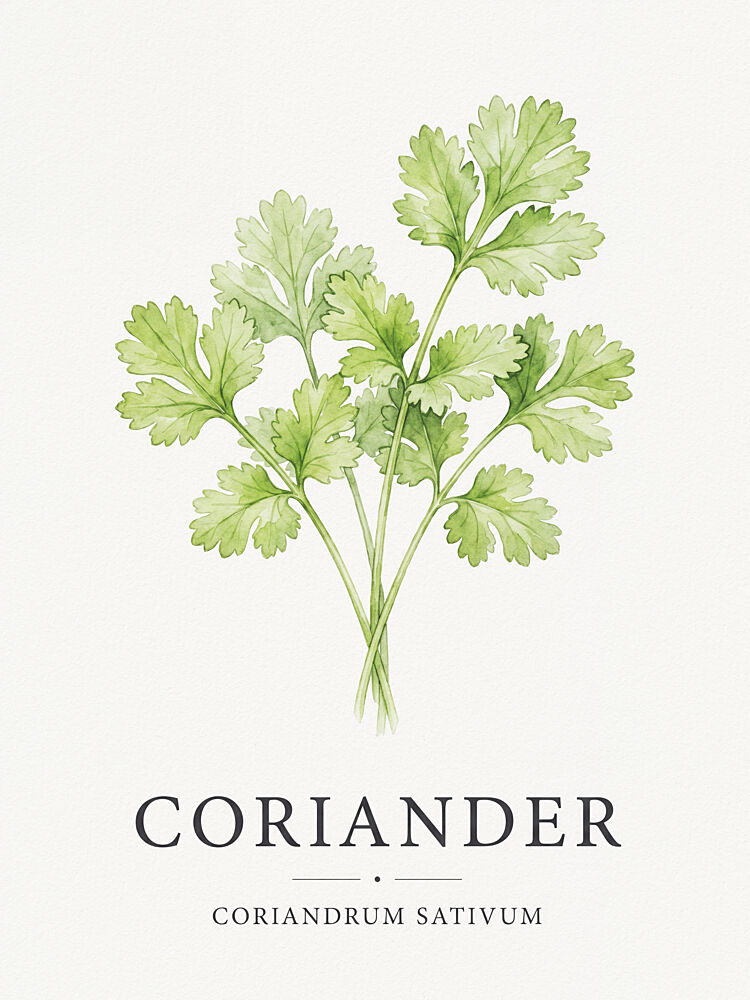 Fresh Coriander Leaves art print by Andreas Magnusson for $57.95 CAD