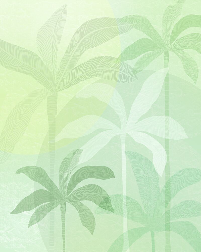Tropical Green Palms art print by Kristian Gallagher for $57.95 CAD