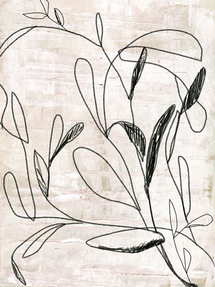 Botanical Line Drawing art print by Annick for $57.95 CAD