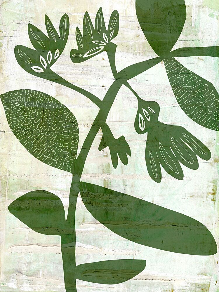Organic Green Botanicals art print by Annick for $57.95 CAD