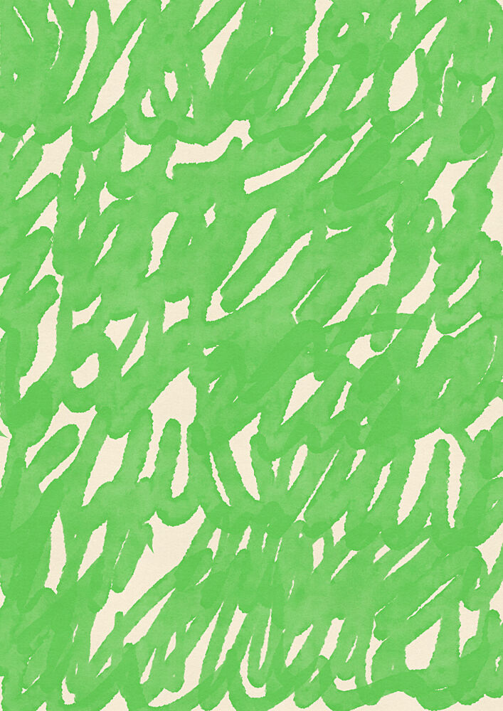 Fresh Green Strokes art print by Nicholas for $57.95 CAD