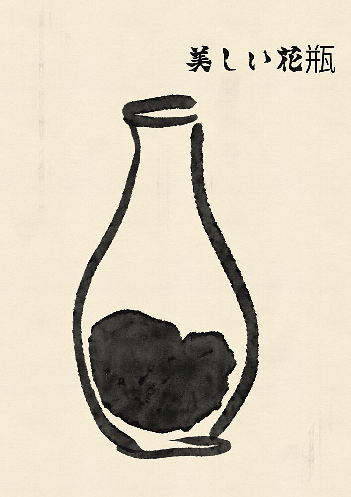 Beautiful Ink Vase art print by Nicholas for $57.95 CAD