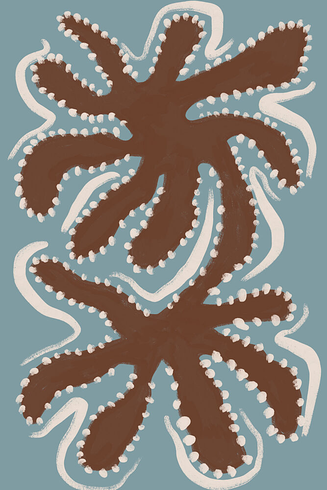 Organic Ocean Shapes art print by Treechild for $57.95 CAD