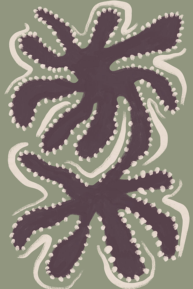Flowing Marine Shapes art print by Treechild for $57.95 CAD