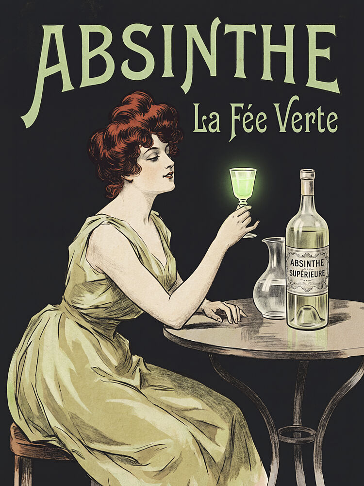 Absinthe Green Fairy art print by Andreas Magnusson for $57.95 CAD