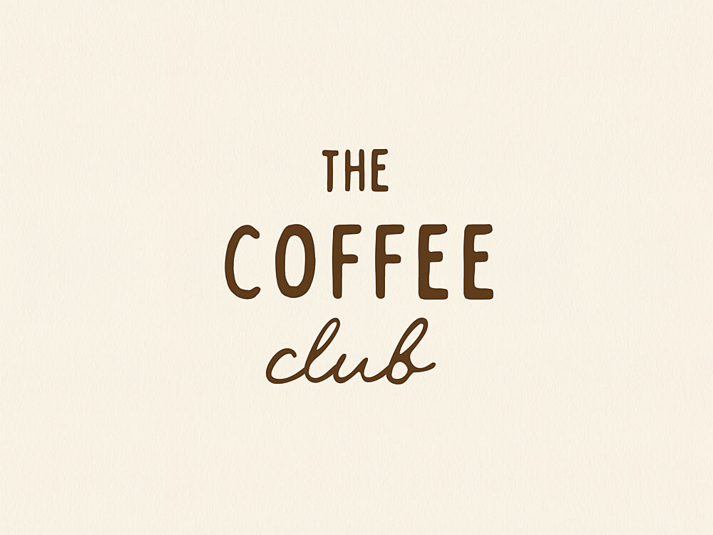 Coffee Club Script art print by NewLayer Studio for $57.95 CAD