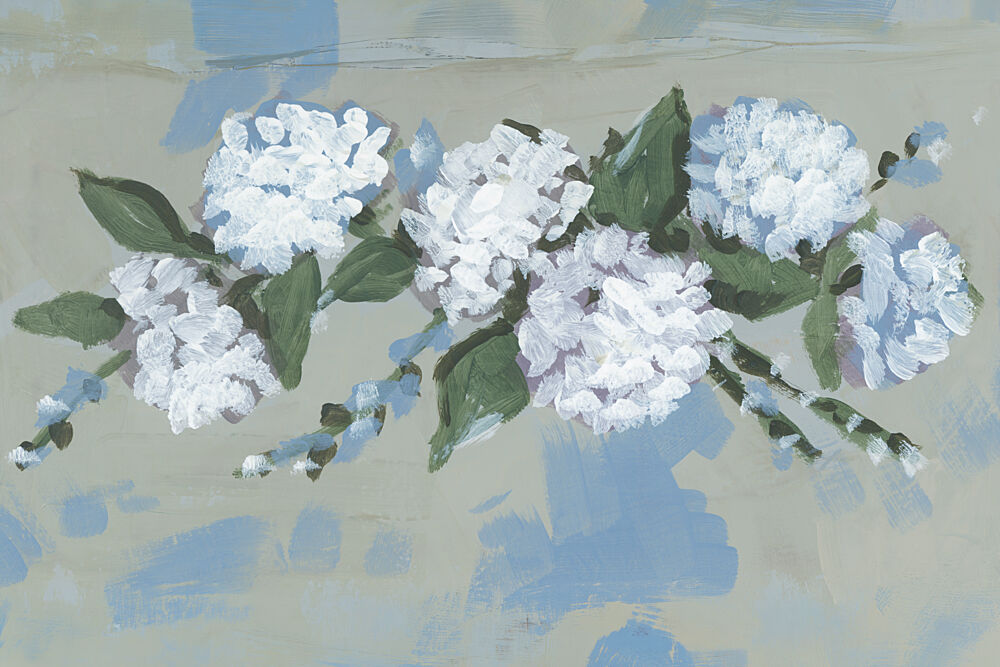 Soft White Hydrangeas art print by Cartissi for $57.95 CAD