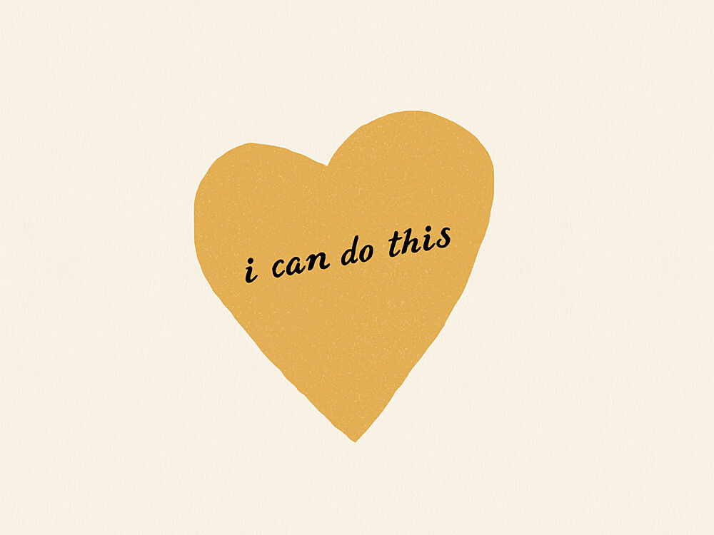 I Can do This Heart art print by NewLayer Studio for $57.95 CAD