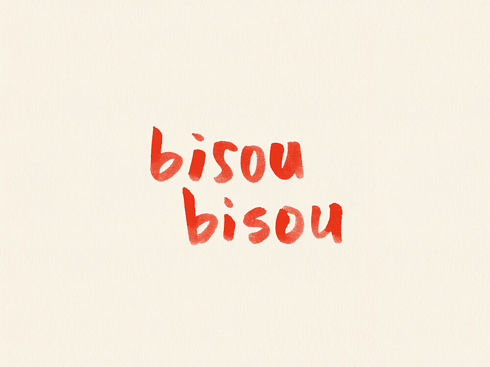 Sweet Bisou Kisses art print by NewLayer Studio for $57.95 CAD