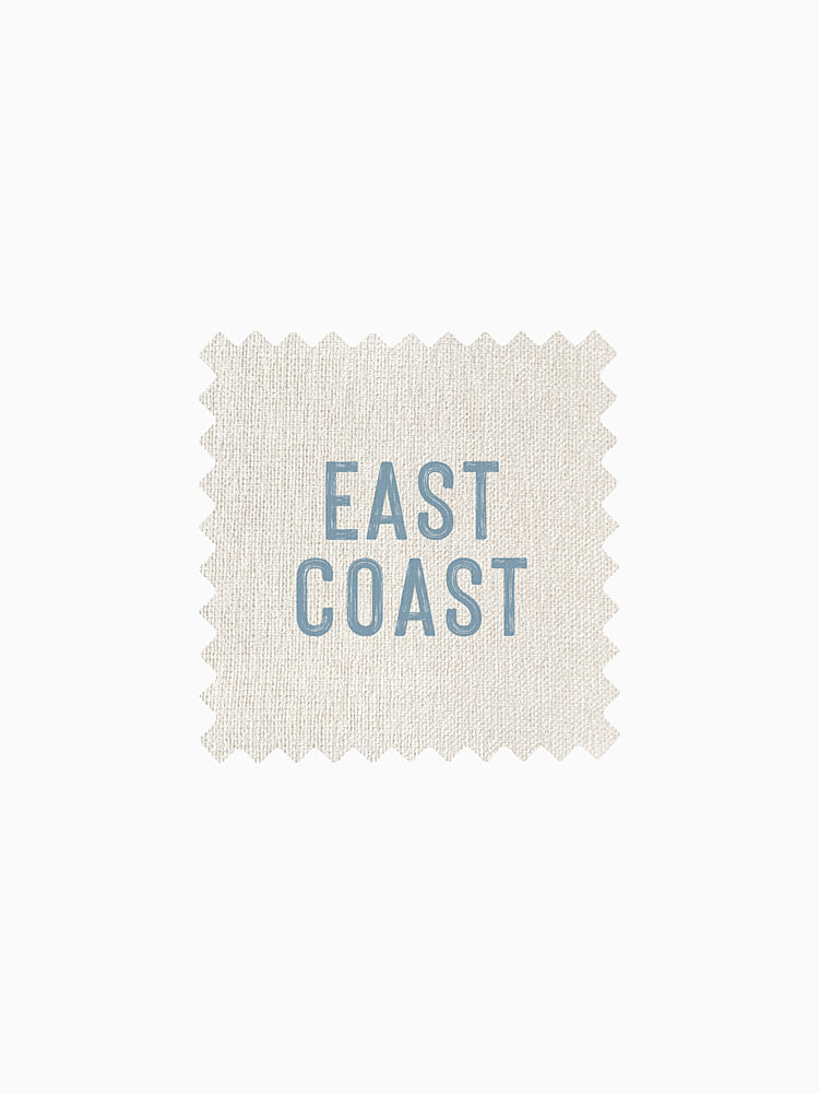 East Coast Fabric Swatch art print by Jolly and Dash for $57.95 CAD