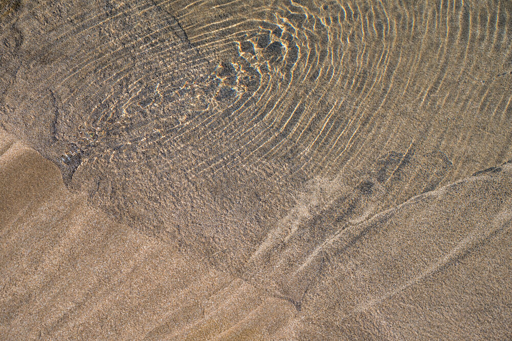 Sunlit Sand Ripples art print by Photolovers for $57.95 CAD