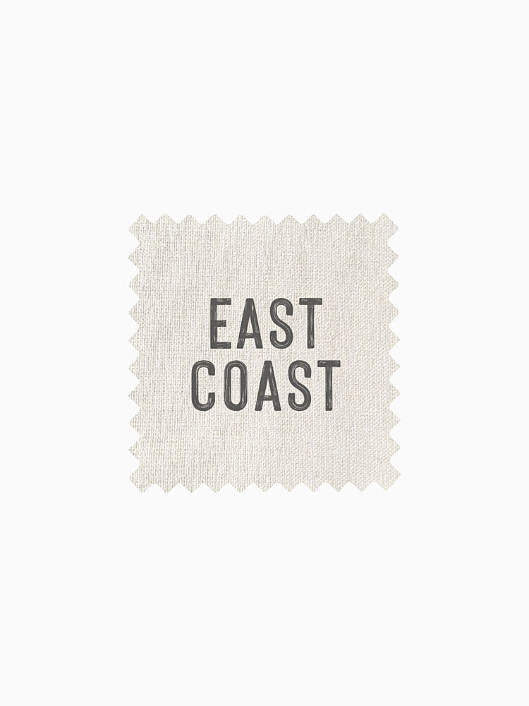 East Coast Fabric Swatch art print by Jolly and Dash for $57.95 CAD