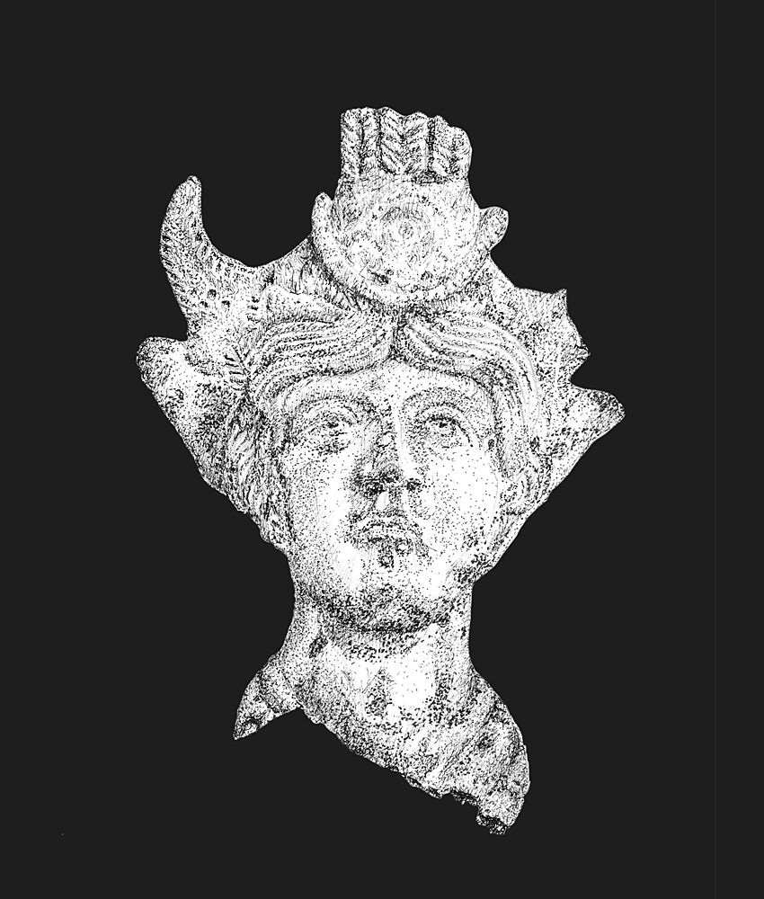 Classical Goddess Bust art print by E.C. Mazur for $57.95 CAD