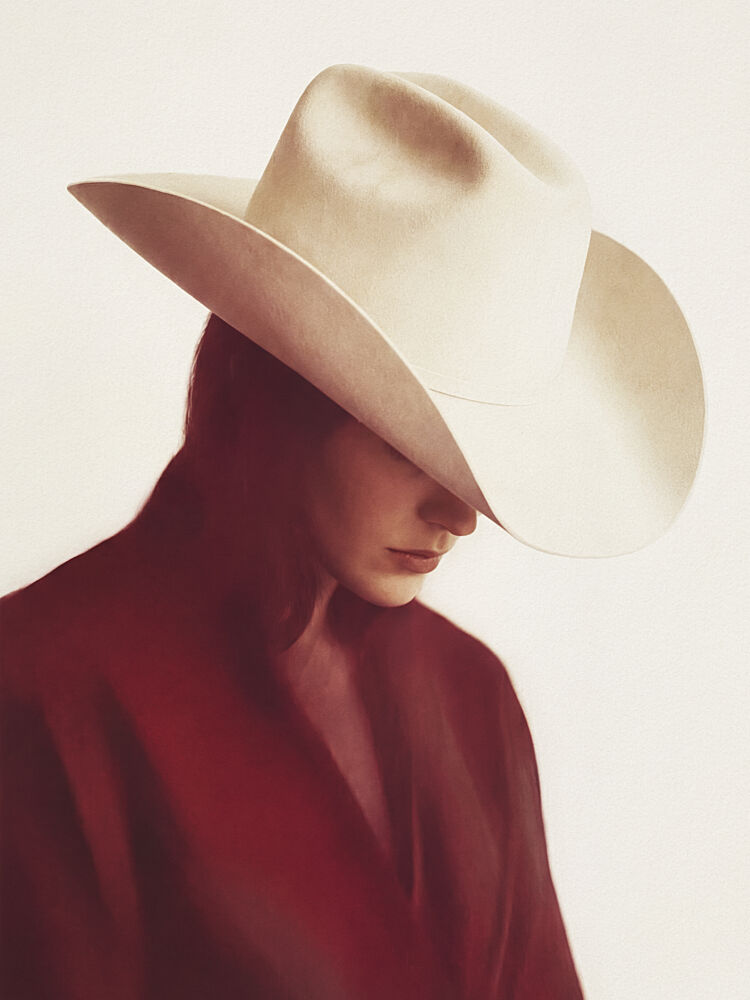 Shaded Cowboy Woman art print by Andreas Magnusson for $57.95 CAD