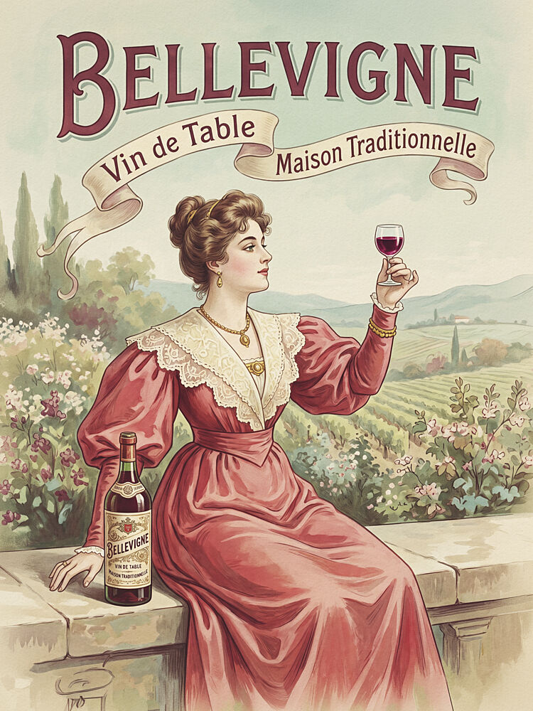 Elegant Lady with Wine art print by Andreas Magnusson for $57.95 CAD
