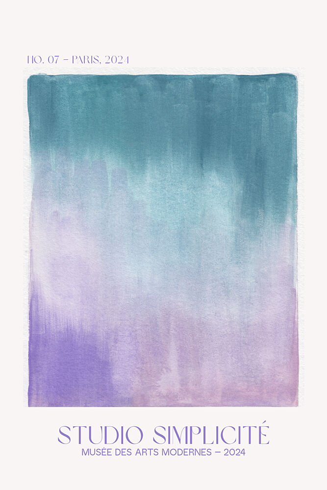 Abstract Color Gradient art print by Treechild for $57.95 CAD